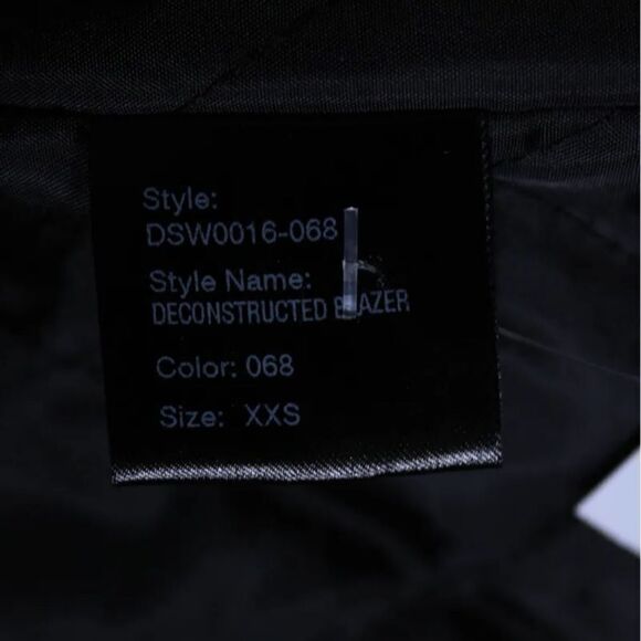 Denimist Deconstructed Blazer Navy Blue $525 - Picture 9 of 9